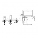 Смеситель для ванны Villeroy&Boch O.novo TVT10400200061 Смеситель для ванны Villeroy&Boch O.novo TVT10400200061